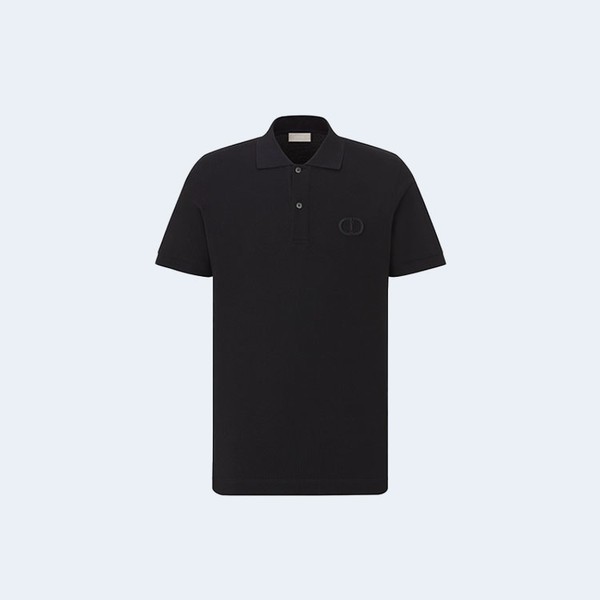 디올 아이콘 카라티셔츠 블랙