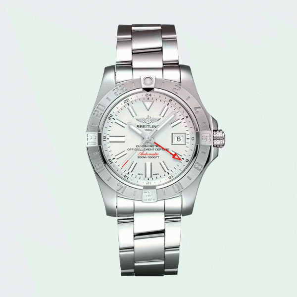 브라이틀링 어벤져 2 GMT 화이트다이얼