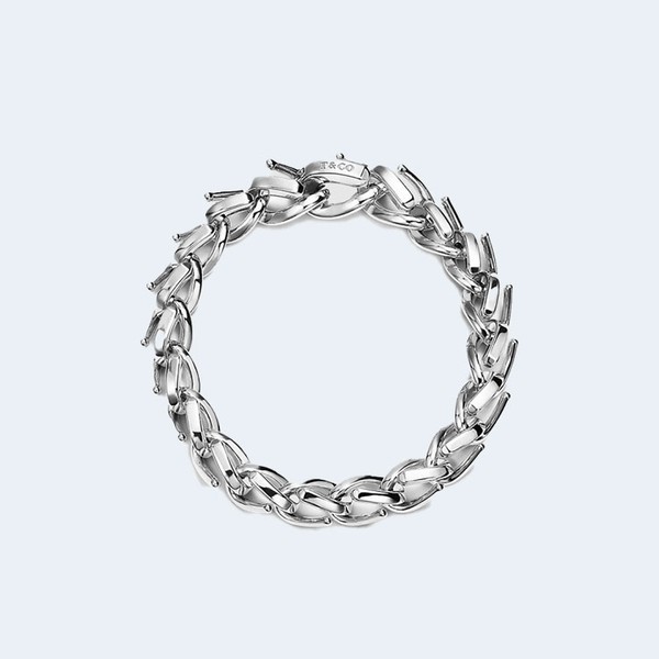 티파니 앤 코 미디움 스털링 실버 링크 팔찌
