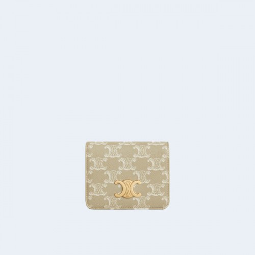 CELINE 셀린느 컴팩트 월렛 트리옹프 캔버스 그레지 ▶매장가-89만원◀