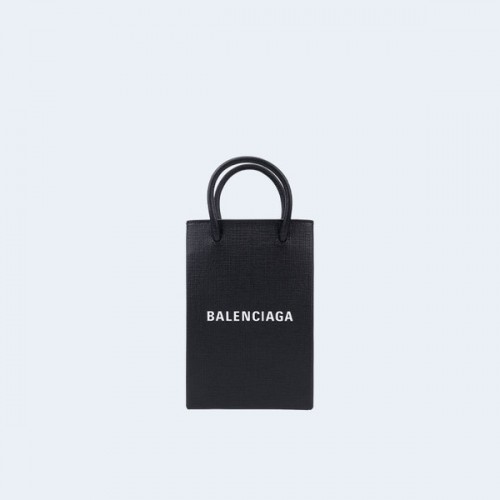 발렌시아가 미니 폰홀더 블랙