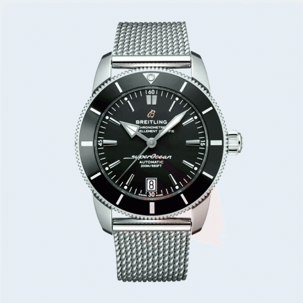 브라이틀링 슈퍼오션2 헤리티지 블랙콤비 매쉬