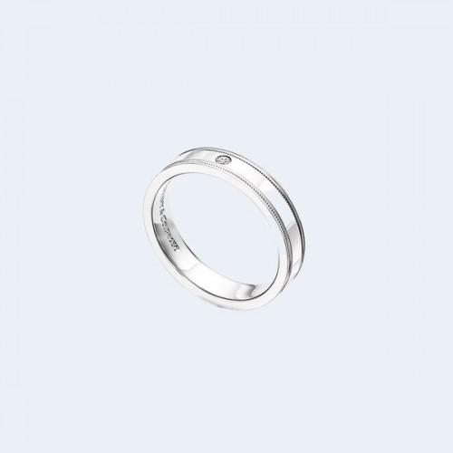 티파니 앤 코 더블 밀그레인 밴드 반지