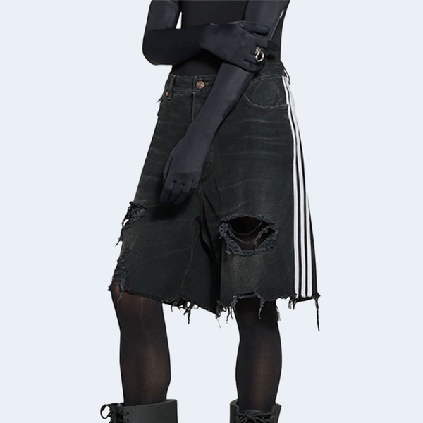 BALENCIAGA 발렌시아가 x 아디다스 배기 쇼츠 블랙 ▶매장-128만원◀