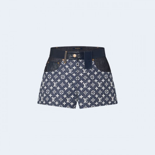 루이비통 모노그램 데님 미니 쇼츠 1AC2ON