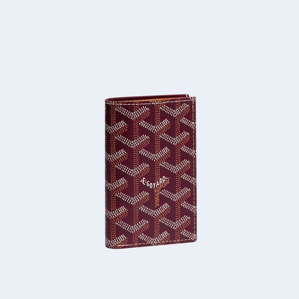 고야드 생피에르 카드 홀더 버건디