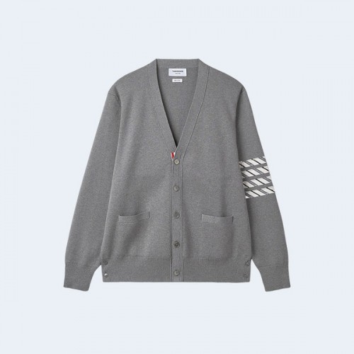 톰브라운 4바 밀라노 스티치 실크 가디건