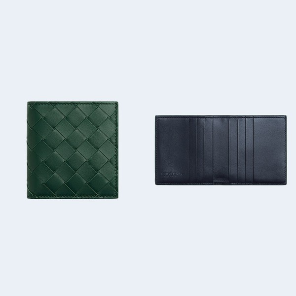 보테가베네타 인트레치아토 슬림 폴더 지갑