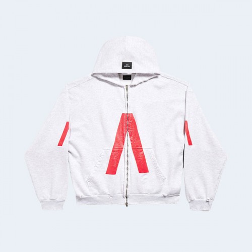 발렌시아가 뮤직 아카이브 미디움 핏 후드 집업