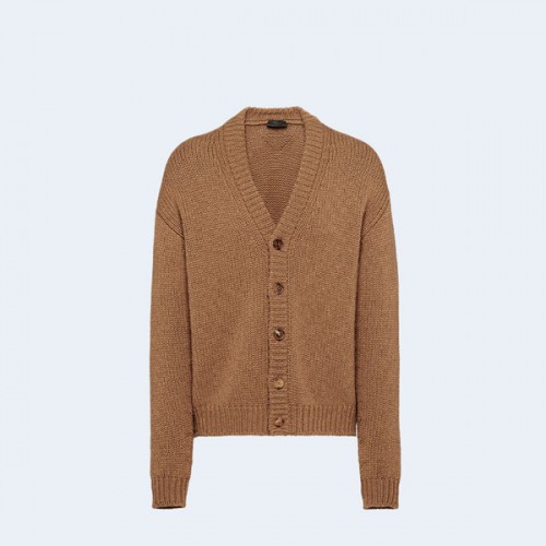 보테가베네타 카멜 브라운 가디건