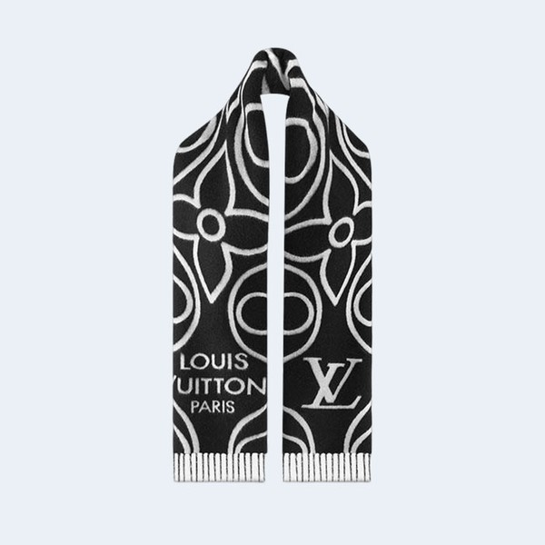 루이비통 인 블룸 블랙 스카프