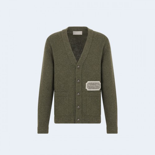 디올 꾸뛰르 가디건 그린