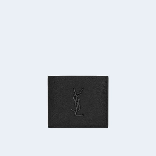 생로랑 카산드라 이스트-웨스트 월릿 블랙