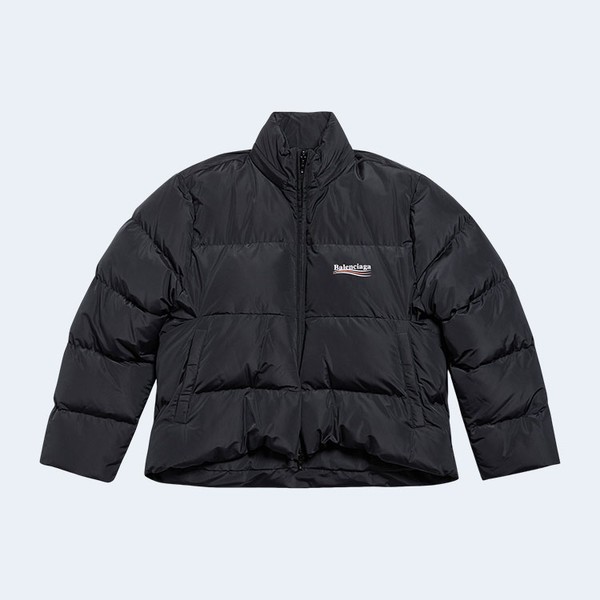 발렌시아가 폴리티컬 캠페인 C-SHAPE 푸퍼 자켓