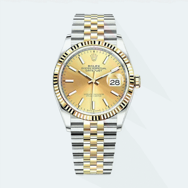 롤렉스 데이저스트 36mm 샴페인 다이얼