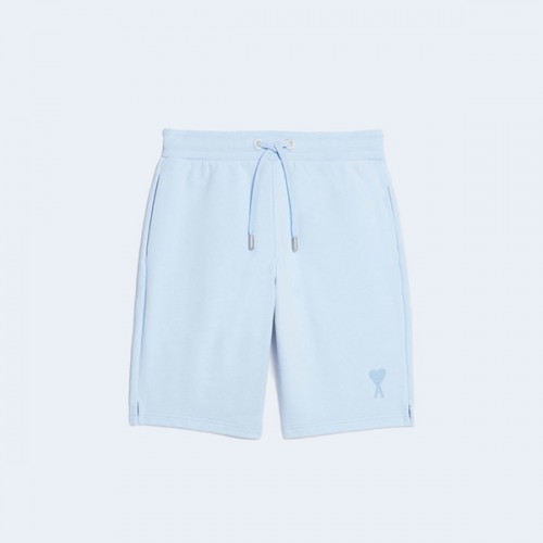 아미 스몰 하트 로고 쇼츠 스카이 블루