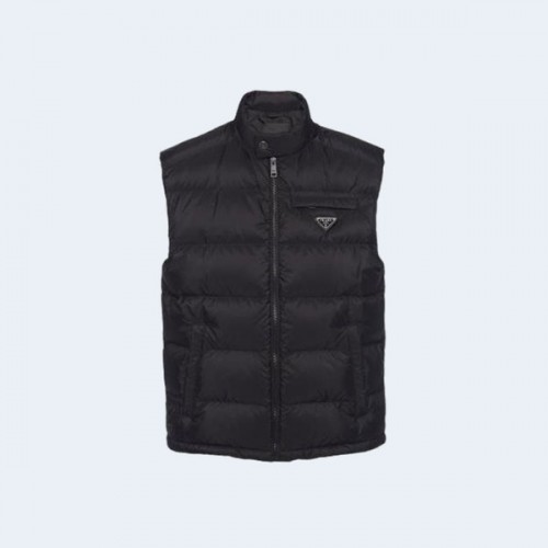 프라다 리나일론 슬리브스 푸퍼 자켓