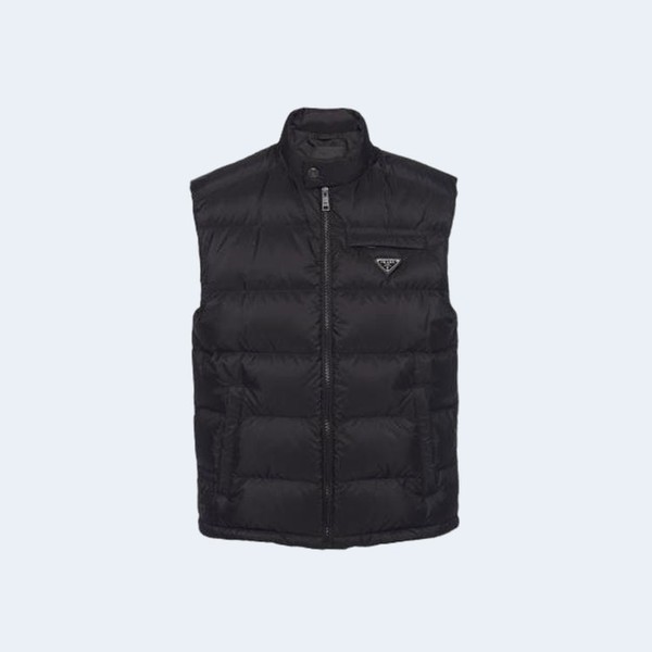 프라다 리나일론 슬리브스 푸퍼 자켓