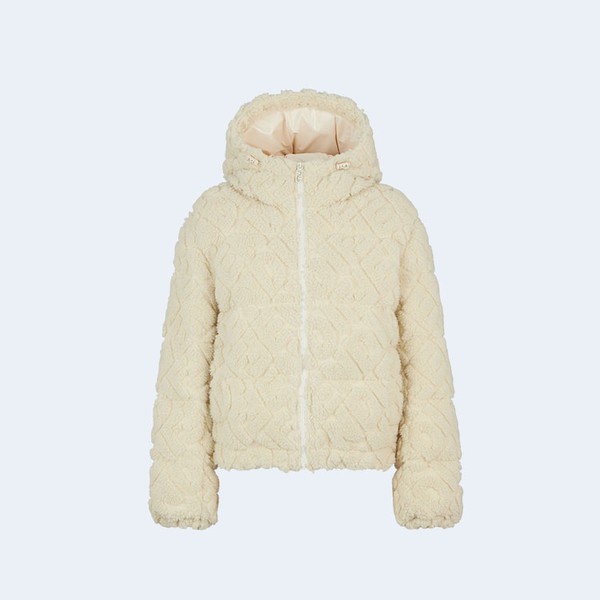 펜디 화이트 울 블루종 자켓