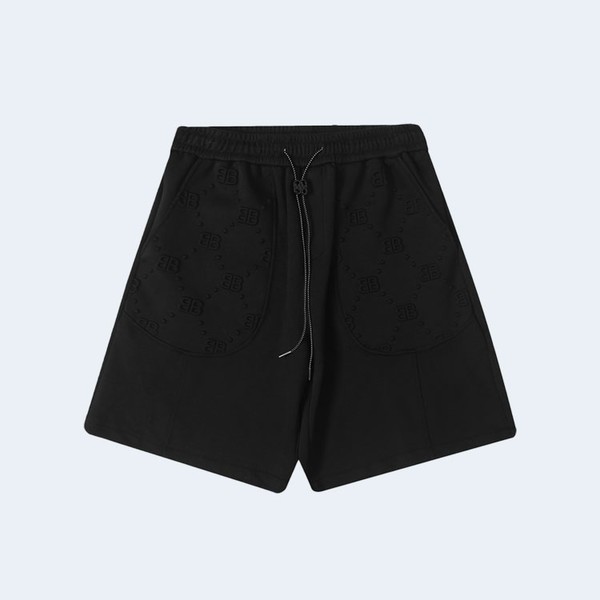 발렌시아가 파리스 드레이프 쇼츠 블랙