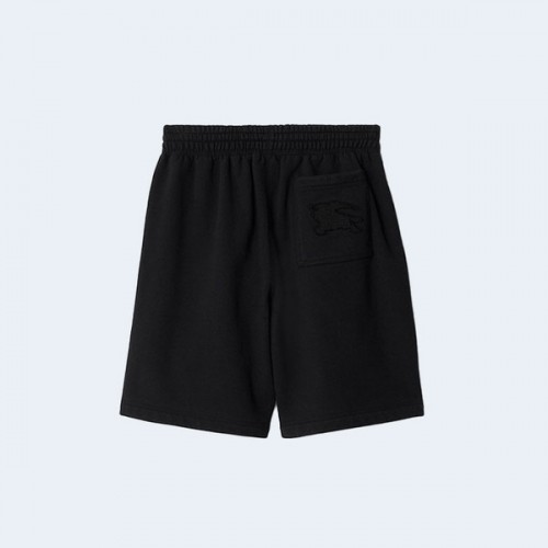 버버리 이퀘스트리안 코튼 쇼츠 블랙