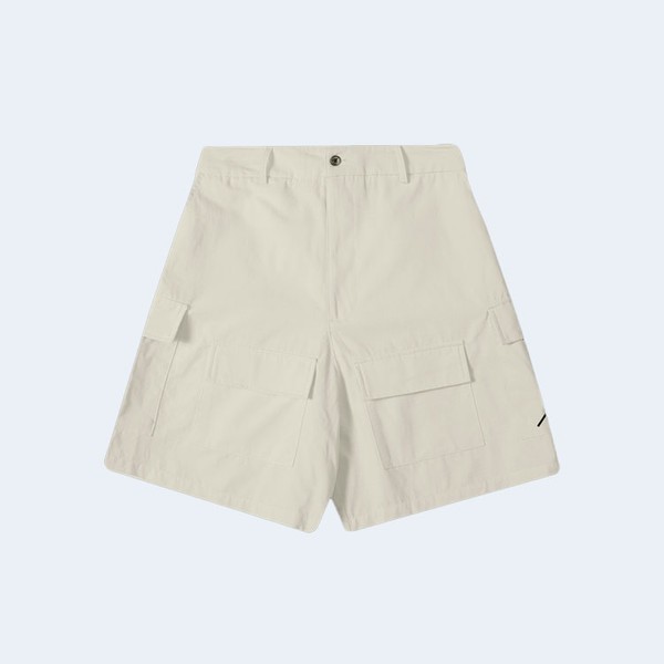 메종 마르지엘라 홀 워싱 포켓 쇼츠 베이지