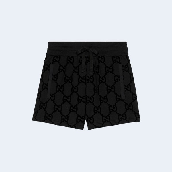 구찌 브러시드 코튼 쇼츠