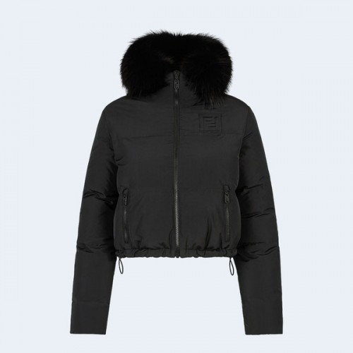 FENDI 펜디 폭스퍼 리버시블 나일론 다운 크롭 재킷 패딩 ▶매장-430만원◀