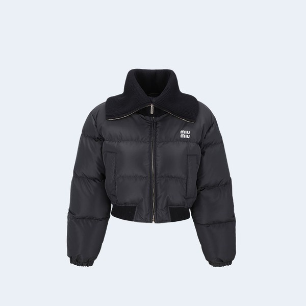 미우미우 크롭 다운 자켓