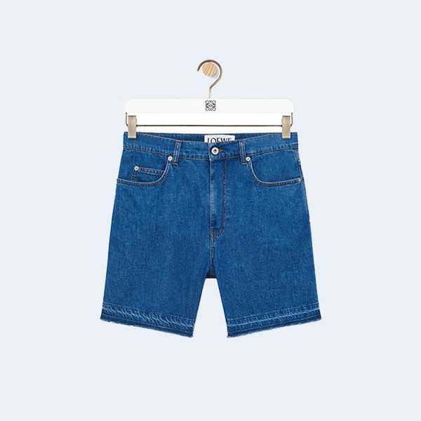 로에베 데님 파이 포켓 쇼츠