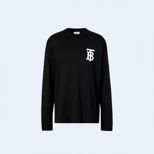 버버리 TB 모노그램 모티브 롱슬리브 블랙