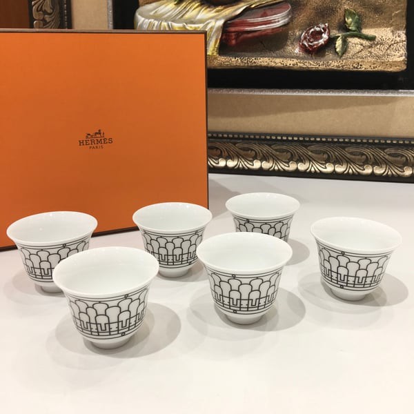 HERMES 에르메스 H Deco 찻잔 세트 6PCS (6인) ▶매장-120만원대◀