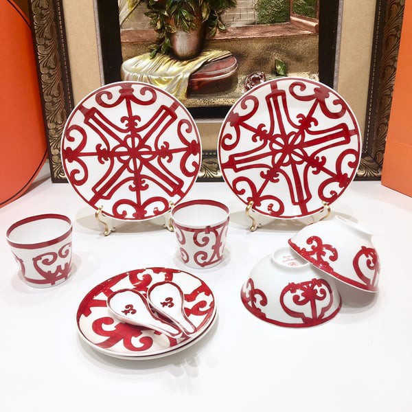 HERMES 에르메스 Balcon du Guadalquivir 세트 10PCS (2인)▶매장-350만원대◀