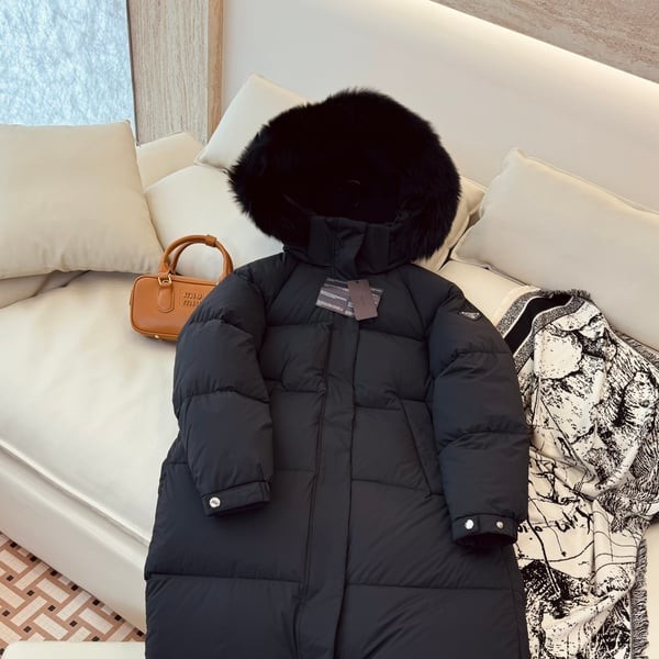 PRADA 프라다 롱 다운 재킷