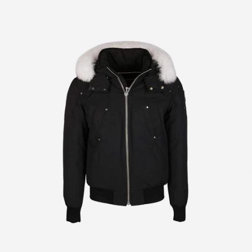 MOOSE KNUCKLES 무스너클 발리스틱 봄버 화이트 폭스 퍼 재킷 ▶매장-164만원대◀